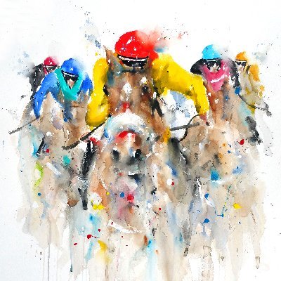 Award winning horse racing painter in watercolour, photography/videography, classical guitar.