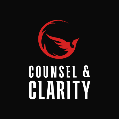 Counsel & Clarity™ is a brand encompassing Counsel & Clarity Legal, PLLC, a law firm based in Nashville, TN, and Counsel & Clarity Consulting.