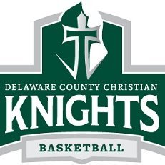 The Varsity Boys Basketball team account for Delaware County Christian School.
