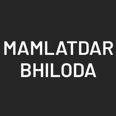 Official Twitter Handle of Mamlatdar Office, Bhiloda.