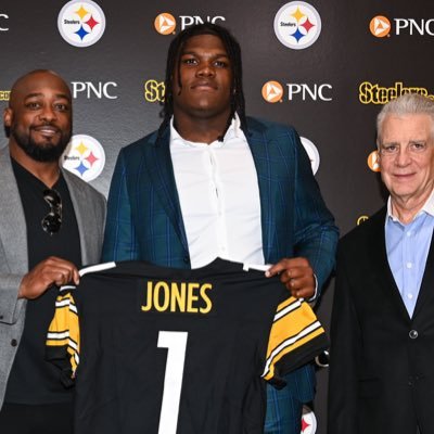 April 27, 2023. Steelers trade up and select Broderick Jones with the 14th overall pick. He has a big penis.