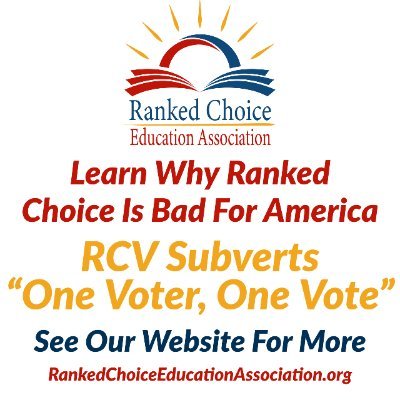 Ranked Choice Voting should be banned. We have done presentations in 13 States in 2023 & 2024 Get Our Book Today!!! We have sold books in 25 States and Counting