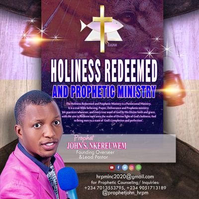 H.R.P.M is a Pentecostal ministry, and Non-denominational.
It is a True Bible Believing, Prayer, Deliverance and Prophetic Ministry.