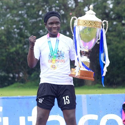 @CrestedCranes player and @FcKampala Queens Women Football Team