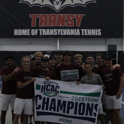 The official Twitter account of the Transylvania University Men's Tennis team. 2023 HCAC Champions