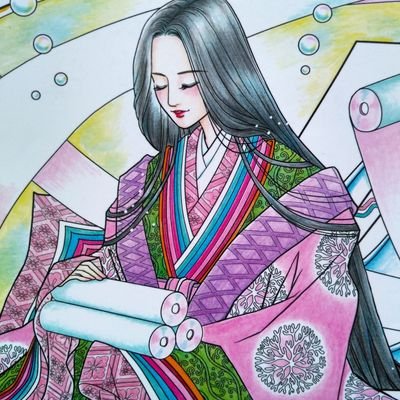 鈴木淳子＠ぬり絵新刊『美しい着物のお姫様ぬり絵』さんのプロフィール画像