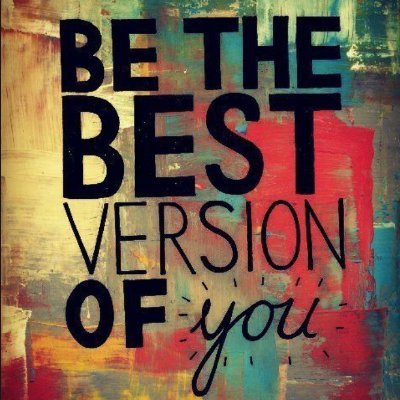 Just be a better person... Be the best version of you. Everyone has a story.