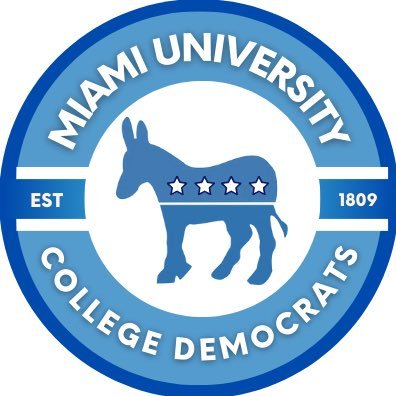 Miami University's College Democrats. Join us for weekly meetings every Wednesday @ 7pm in HRN 204! @CollegeDemsOhio RTs/likes ≠ endorsements