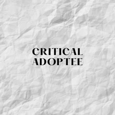 criticaladoptee's profile picture. Interracial #Adoptee - Scholar in the making