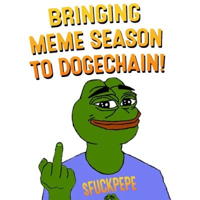 WE ARE THE ANTI $PEPE. Got REKT on a trade due to illiquidity? $ETH gas fees burning a hole in your wallet? Buy some $FUCKPEPE only on #Dogechain 🐶⛓️