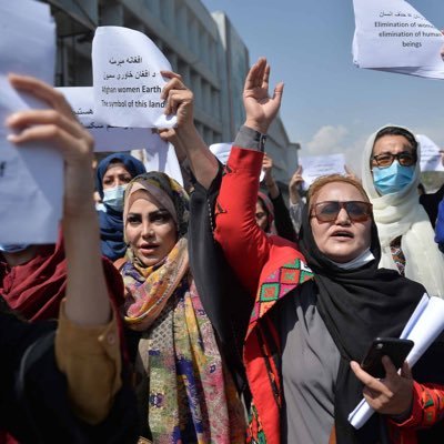 Young Afghan women are leading the revolution in Afghanistan. #StandwithyoungAfghanwomen