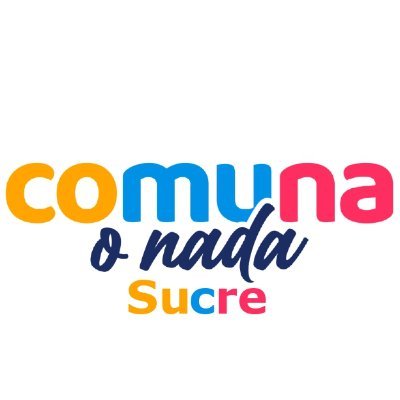 #ComunaONada

Instagram: Comunas_Sucre