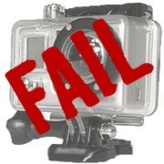 A blog dedicated to crashes, wipe outs, wrecks, slips, falls, injuries, and other failures recorded on GoPro, Contour, Drift, or any other action cameras.