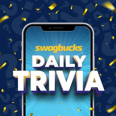 We'll ask the questions around here. We're the FREE trivia app for iOS or Android with TWO great game modes! Live games M-Th at 5pm PT/8pm ET!