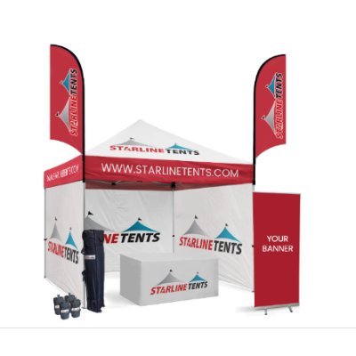 The best way to grab the onlookers’ attention is to have a high-visibility to advertise your brand. That's where StarlineTents comes in.