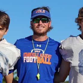 Mississippi State grad. Starkville Academy Football student coach.