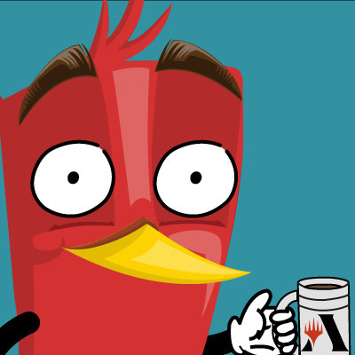 ¿Saben el chiste del pollo que hace videos de  #magicthegathering en #youtube?