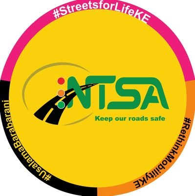The official Twitter handle for National Transport and Safety Authority, a State Corporation whose mission is to Keep Our Roads Safe.