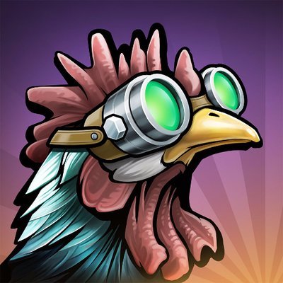 Dr. Poultry is here to conquer the world, through the power of addictive board games. 

(Partner-in-crime to The Mad King. Tag @DiceThrone for related tweets.)