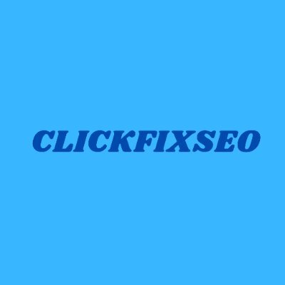 clickfixseo's profile picture. Put your business in front of more people using our trustworthy SEO strategy