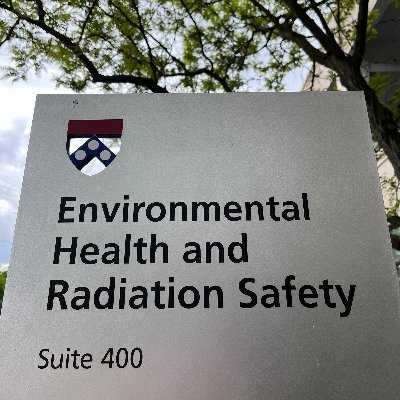The official page of the University of Pennsylvania's Enivronmental Health & Radiation Safety Office!