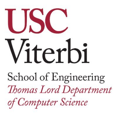 Official Twitter account of the Thomas Lord Department of Computer Science at the @USCViterbi School of Engineering