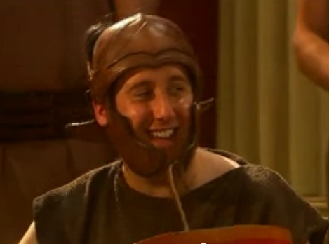 I'm training to be a gladiator! I go to gladiator school.