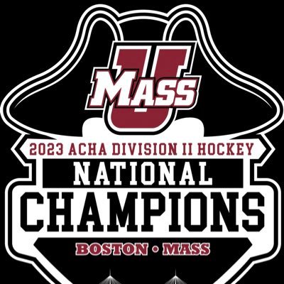 2023 NATIONAL CHAMPS | ACHA Men’s Division 2 | Official Twitter of UMass Amherst Hockey Club