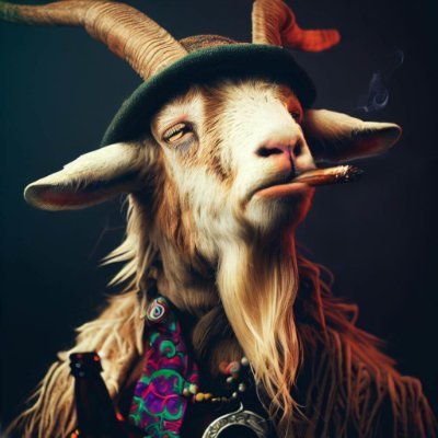I'm just your friendly neighborhood goat, here to philosophize and entertain. Some content here and at the site is AI generated, some is me generated. ;)