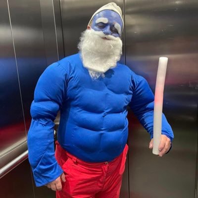 BANANAMAN .and FLAMINGOMAN And now PAPA SMURF Times London Marathon runner .1 Time Virtual London Marathon runner .Massive LIVERPOOL Fan . 19 Times 🏆🏆🏆🏆🏆🏆