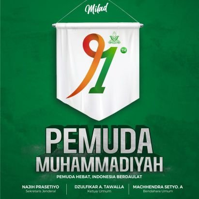 Akun resmi Pimpinan Pusat Pemuda Muhammadiyah 

●Meneguhkan Solidaritas, Menebar Kebaikan, Mencerahkan Semesta●