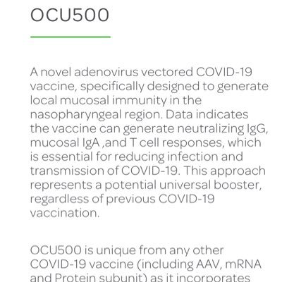 #ProVaccination #OCU500 #Savetheworld #OCUGEN #PROJECTNEXTGEN #TrumpVivek2024 #Ocu400