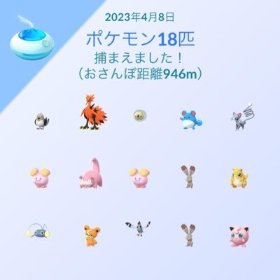 ポケモンGO気楽にやっております！ガラル三鳥コンプリート達成！！