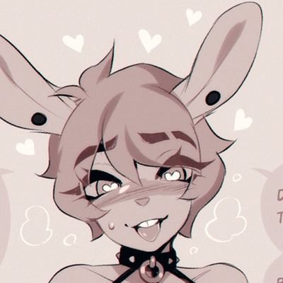 Just some random guy's NSFW account. Here to follow good artists and maybe RP a little, who knows?

Pfp art owned by @moschino_bunny
