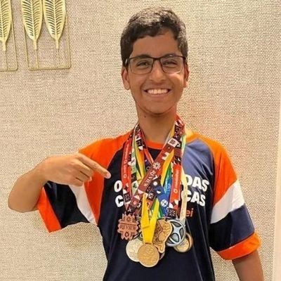 Davi Lucas 17 anos 🇧🇷
Embaixador @eumedalhei
Professor de Matemática no Olimpic Birds e Estude Melhor
🏅15🥉10🥈10🥇12🏆1
Turma ITA no Farias Brito