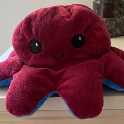 A little octopus who is somewhat more blue than claret. 🫧⚒️🐙