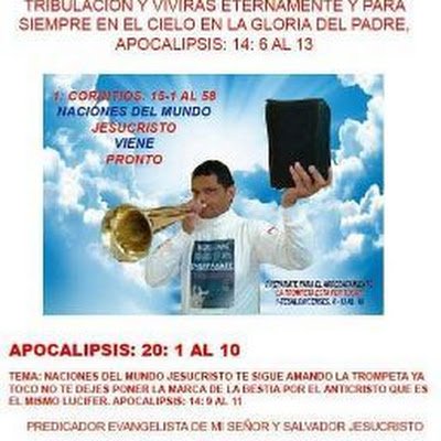 JorgePablo34016's profile picture. EZEQUIEL:33-1AL9 EL ATALAYA DE MI SEÑOR Y SALVADOR JESUCRISTO GANADOR DE ALMAS PARA LA VIDA ETERNA 1DE-TESALONICENSES:4-13AL18