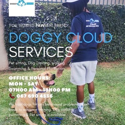 Hello Paw-rents🐕 Behavior Modification// Dog Trainer \\NB: ❌ DMs \\

Bookings 📧doggycloudsa@gmail.com
📞 067 690 4536
