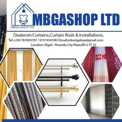 Are you interested in buying the high quality curtain for the best price, just reach to my shop in Kigali city center nearby city plaza building,0787000797