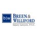 Breen & Williford, Injury Lawyers (@BWInjuryLaw) Twitter profile photo