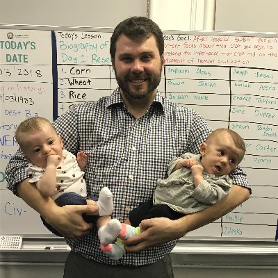 BrandonRichter's profile picture. Teacher, Father of Twins, Historian, Audiophile, Opinionated Sports Fan, Seeker of Adventure.