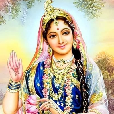 Radhecharanraj's profile picture. it's an bhakti chhinale