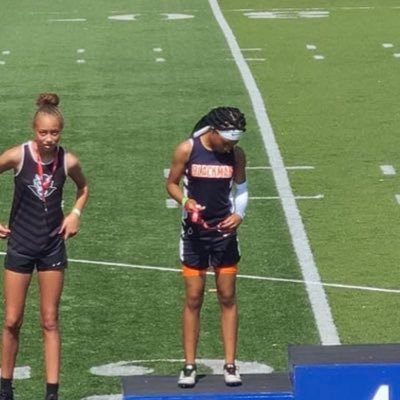 Blackman Highschool C/O 2027||3.1 GPA|| 100m: 12.30|| 200m: 25.92|| LJ: 17’7|| HJ: 5’2|| 2x ALL-AMERICAN 1x NATIONAL CHAMPION