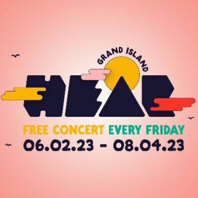 FREE Summer Concert Series - Fridays June 2-Aug 4, 2023 | IG: heargrandisland