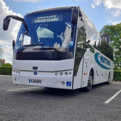 Leeds based coach operator, providing transport since 1974.
INFORMATION ONLY FEED: Please email sales@huntercoaches.co.uk call (0113) 255 2617 with any queries.