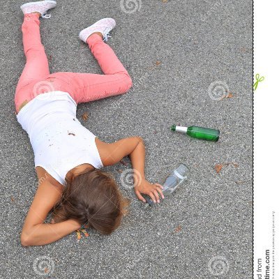 drunk woman stock image.