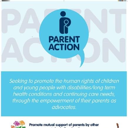 We are taking action - Seeking to promote the human rights of children,young people and adults with disabilities by empowering their parents as advocates!