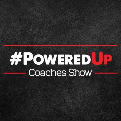 💥 The #PoweredUp Coaches Show hosted by Tim Washburn 💥 Sponsored by @SidelinePower, @thecoachpad, @PoweredUpClinic💪🏼🏈