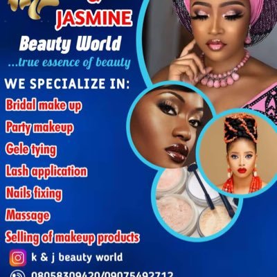 we are into perfumes, makeup nail making, gele tying, ventilating wigs revamping of wigs, and selling makeup.