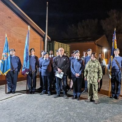 The Squadron parades at the TA Centre, Belle Vue Street, Manchester.